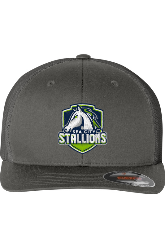 Spa City Stallions Flexfit Trucker Hat (Fulfill)