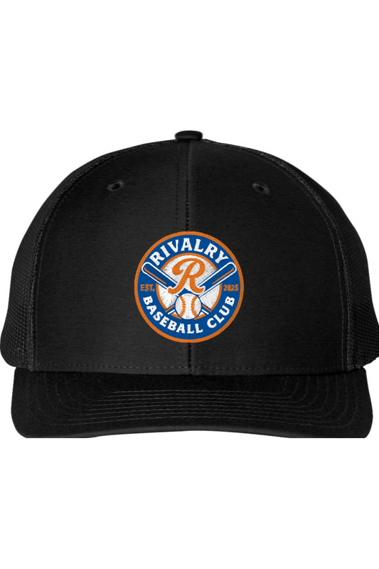Rivalry Baseball Embroidered Snapback Trucker Cap