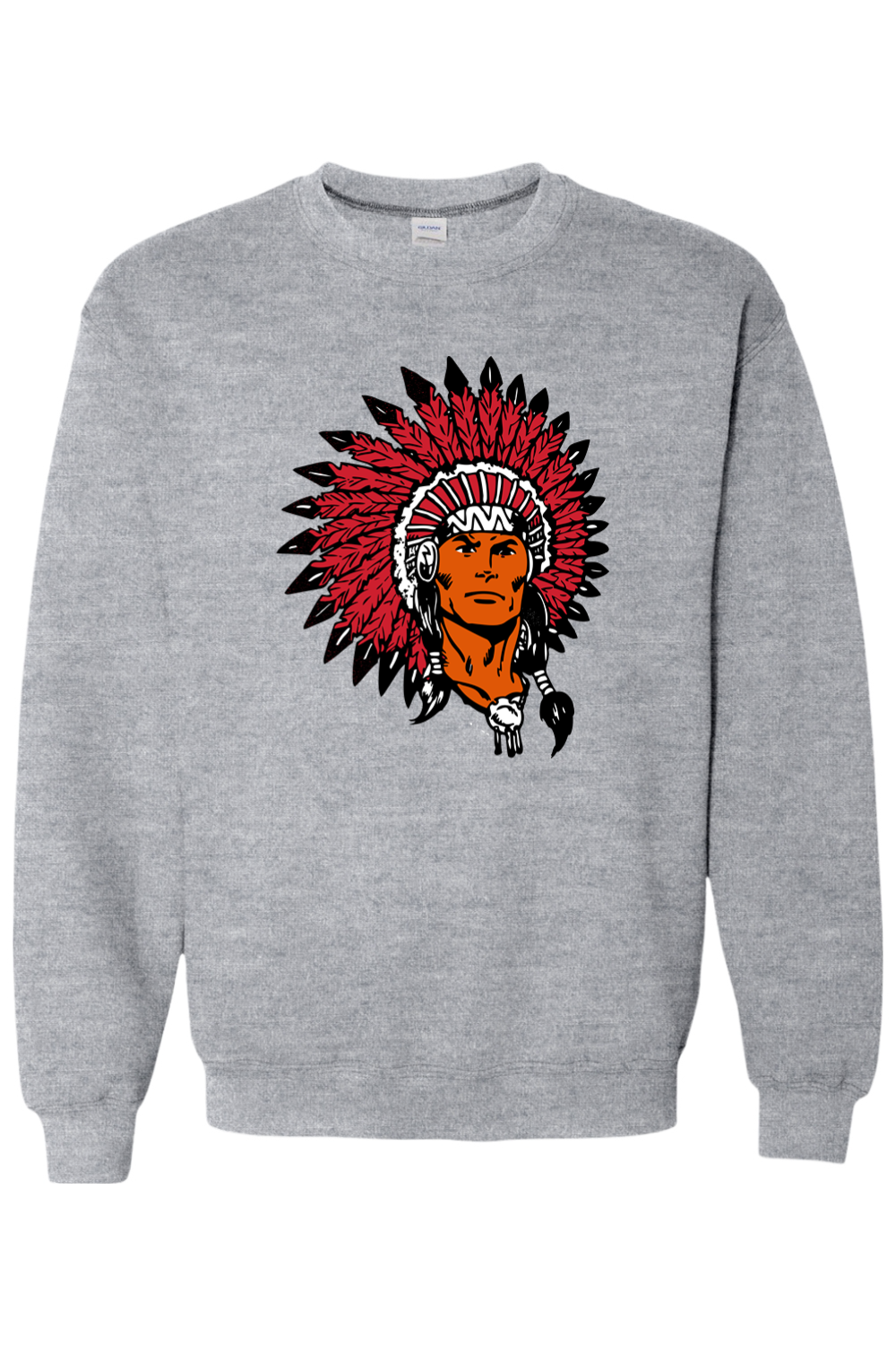 Bellefontaine Chiefs Heavy Blend Crewneck Sweatshirt