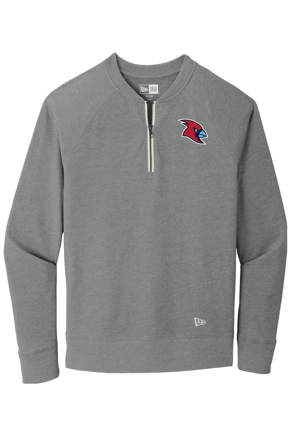 Marion Redbirds Baseball Sueded Cotton Blend 1/4-Zip Pullover