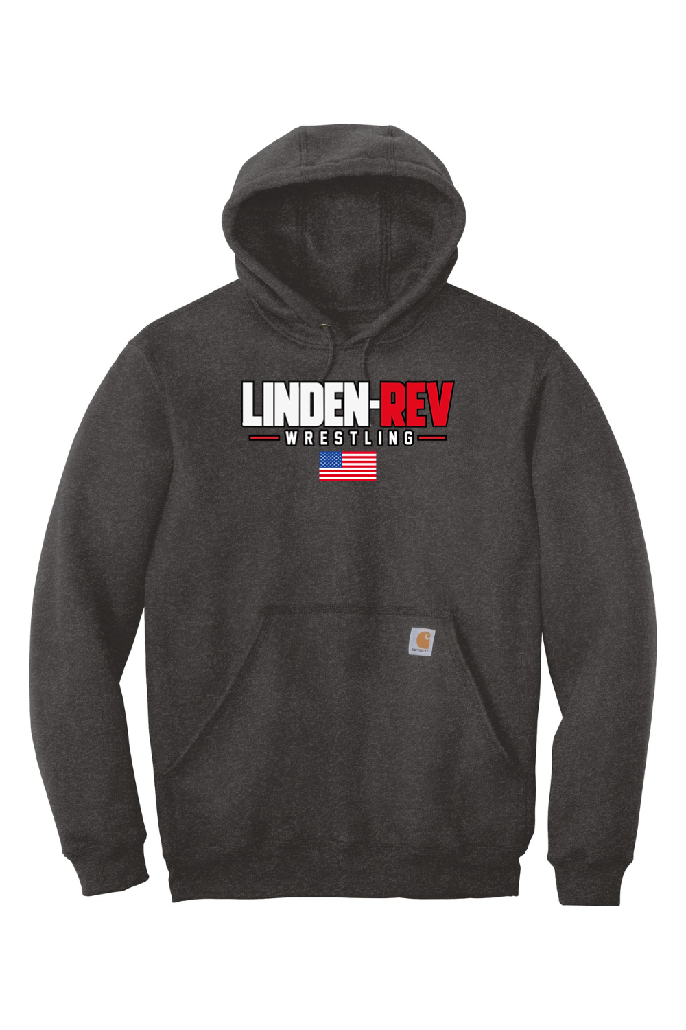 Linden Rev Wrestling DTF Carhartt Midweight Hooded Sweatshirt
