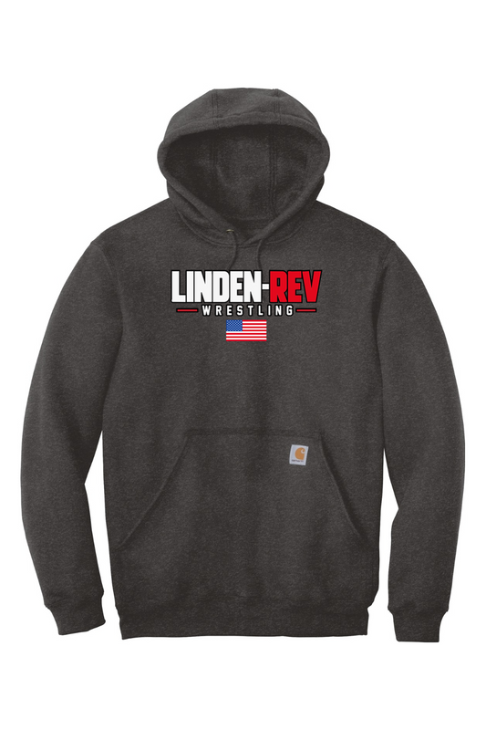 Linden Rev Wrestling DTF Carhartt Midweight Hooded Sweatshirt