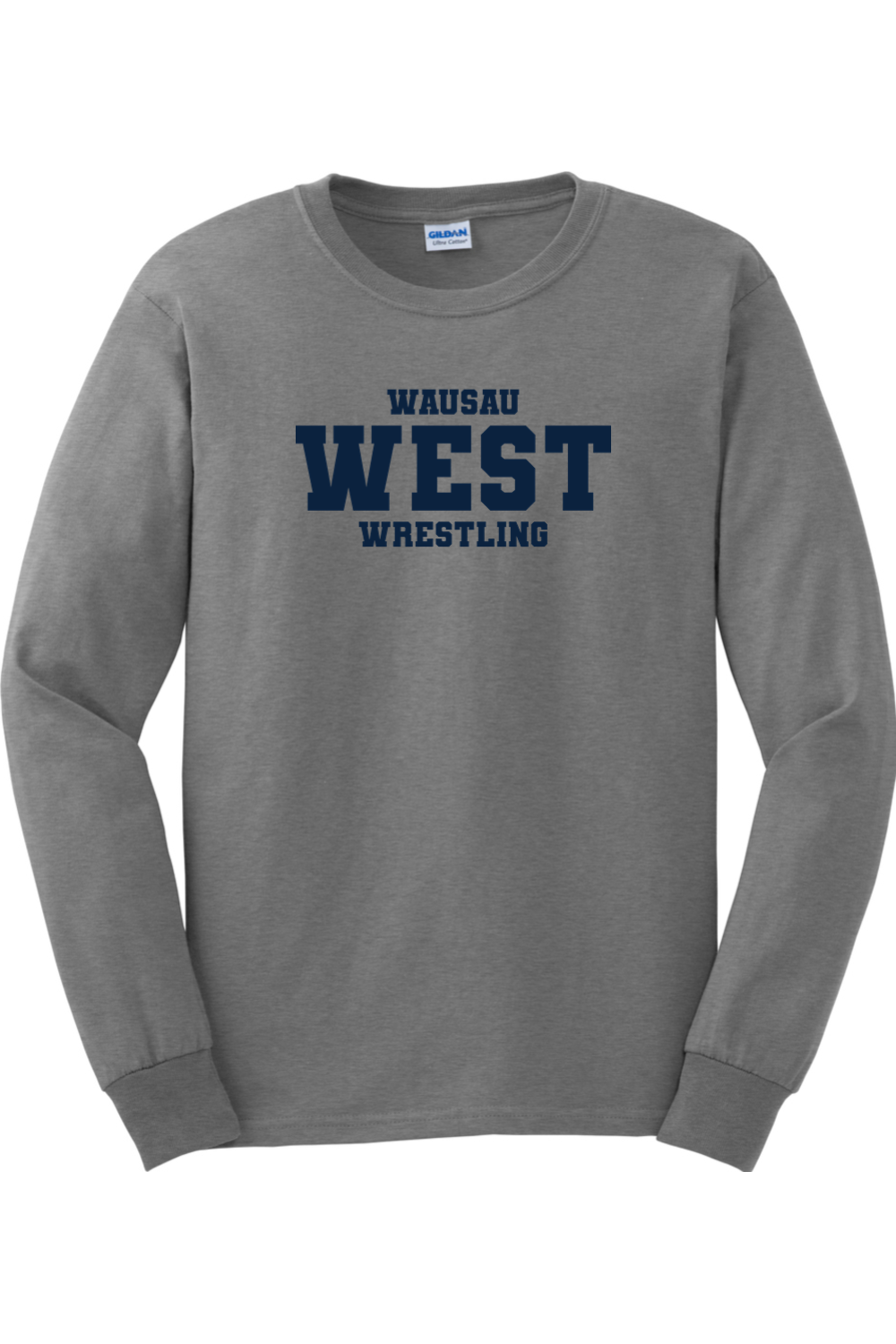 Wausau West Wrestling DTF Cotton Long Sleeve T-Shirt