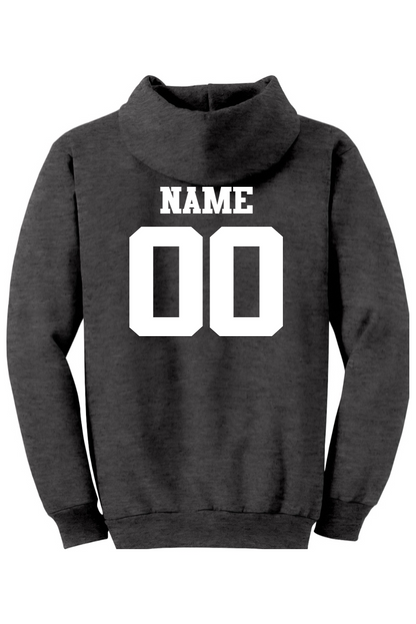 Maverick Manchester Baseball Heavy Blend Hooded Sweatshirt Name and Number