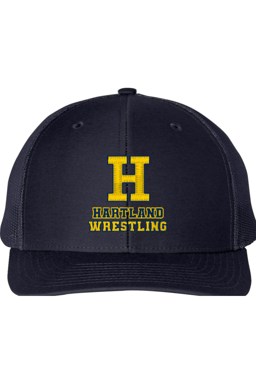 Hartland Wrestling Embroidered Snapback Trucker Cap