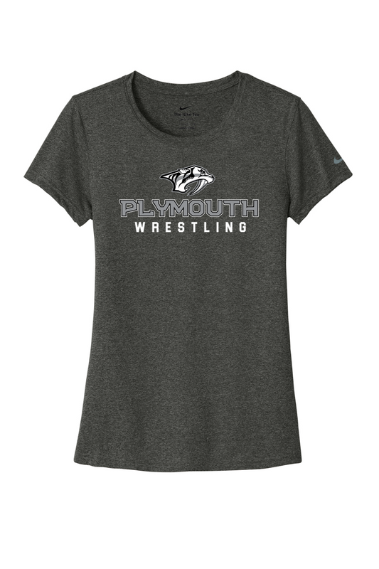Plymouth Wrestling Nike Ladies Swoosh Sleeve rLegend Tee