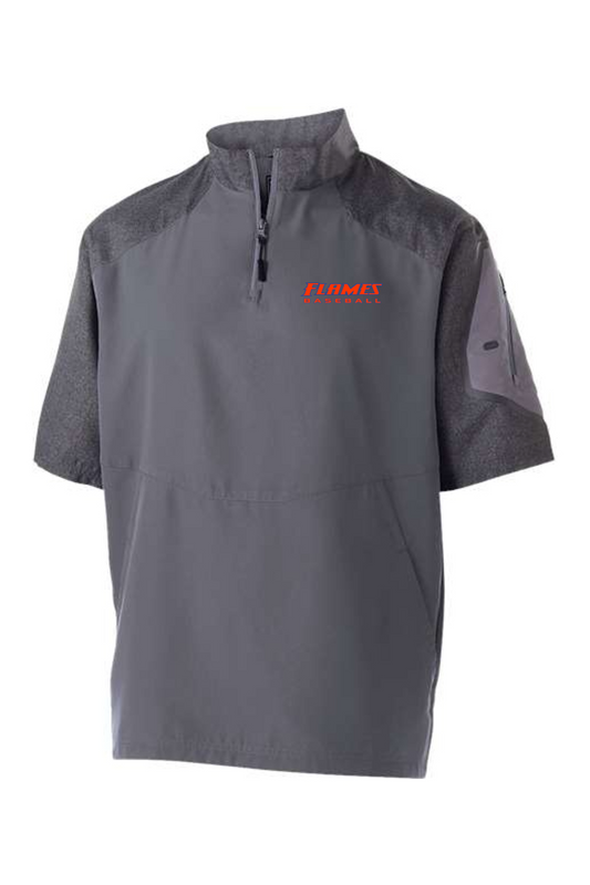 Flames MI Baseball DTF Raider Short Sleeve Quarter-Zip