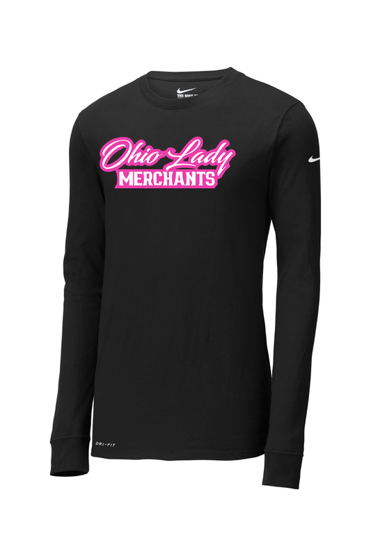 Ohio Lady Merchants Nike Dri-FIT Cotton/Poly Long Sleeve Tee