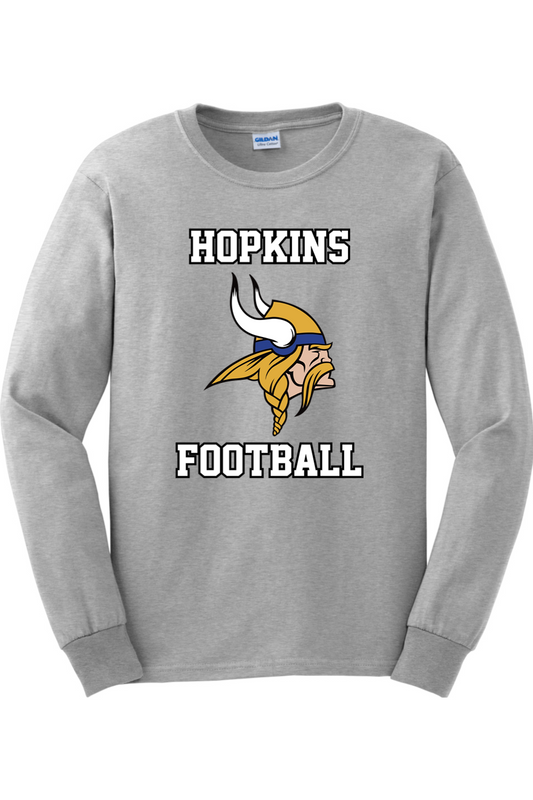 Hopkins High School Football DTF Ultra Cotton Long Sleeve T-Shirt