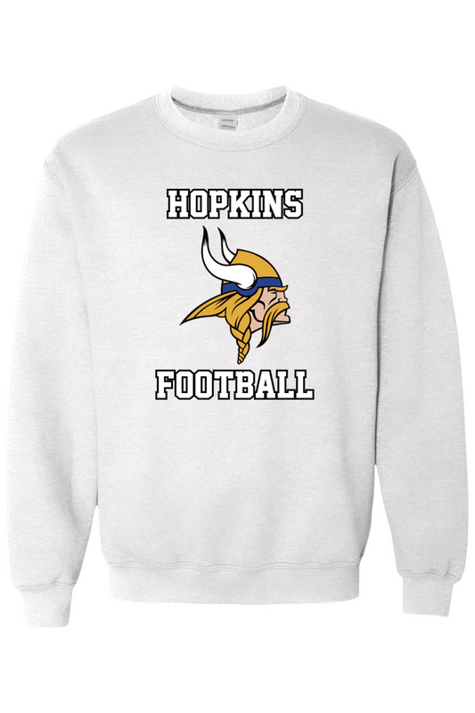 Hopkins High School Football DTF Heavy Blend Crewneck Sweatshirt
