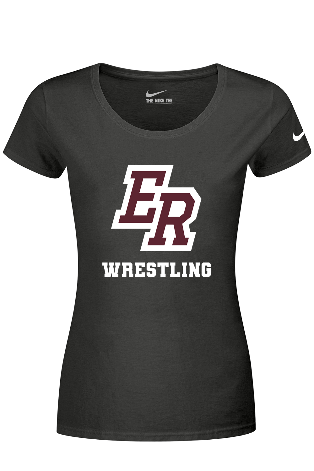 Eaton Rapids Wrestling DTF Nike Ladies Dri-FIT Cotton/Poly Scoop Neck Tee