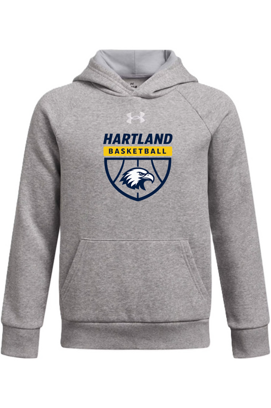 Hartland Basketball Under Armour Youth Rival Fleece Hooded Sweatshirt