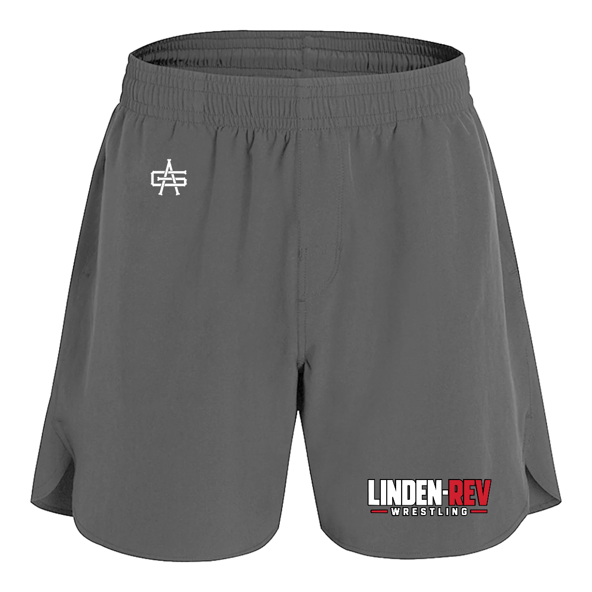 Linden Rev Wrestling DTF Gutsy Maverick 7" Shorts
