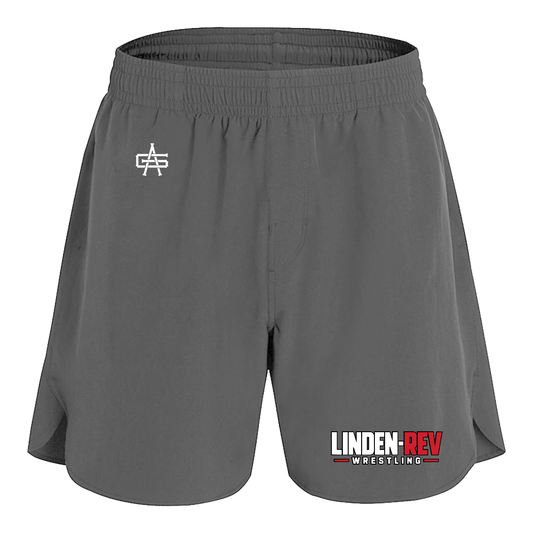 Linden Rev Wrestling DTF Gutsy Maverick 7" Shorts