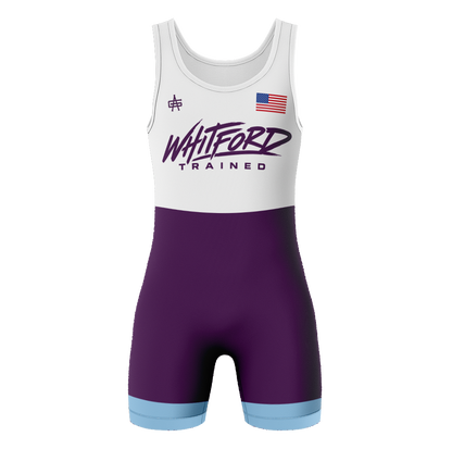 MI Rev Wrestling Men's Sublimated Performance Singlet - Purple