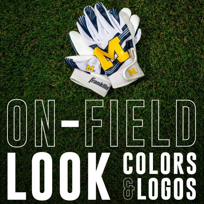 College Football Youth Receiver Gloves