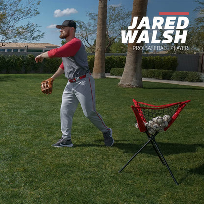 PowerNet Baseball Softball Portable Batting Practice Ball Caddy