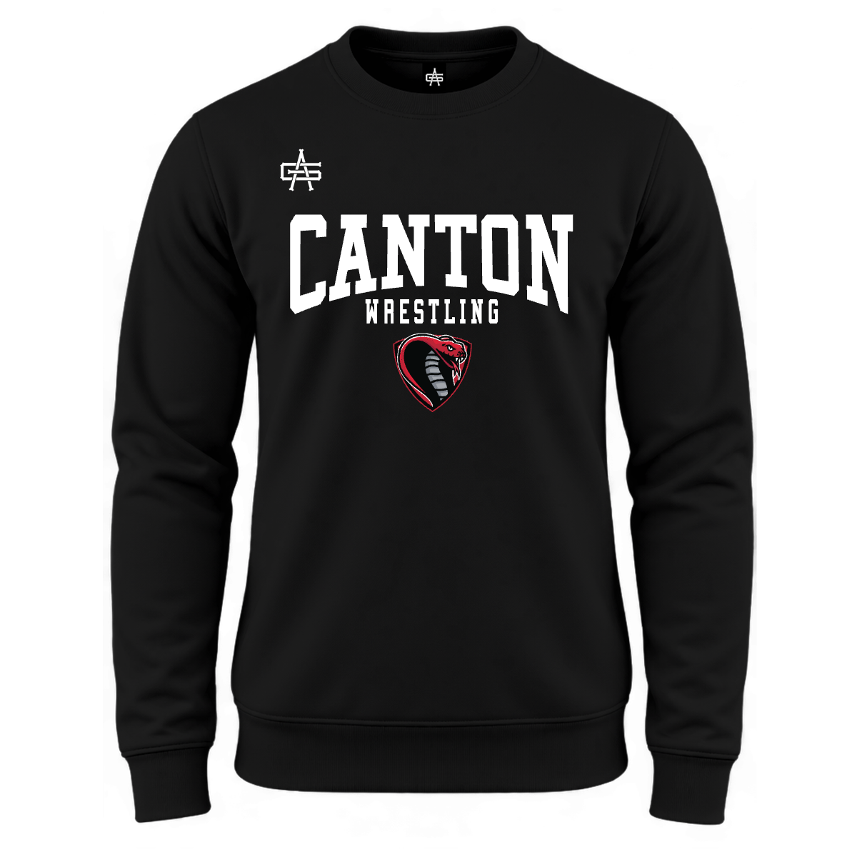 Canton Wrestling DTF Gutsy Maverick Essential Fleece Crew