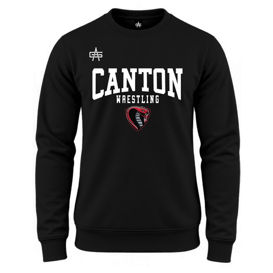 Canton Wrestling DTF Gutsy Maverick Essential Fleece Crew