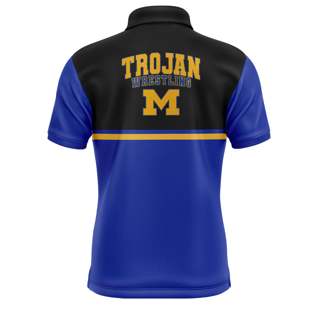 Adrian Madison Wrestling Men's Sublimated Polo