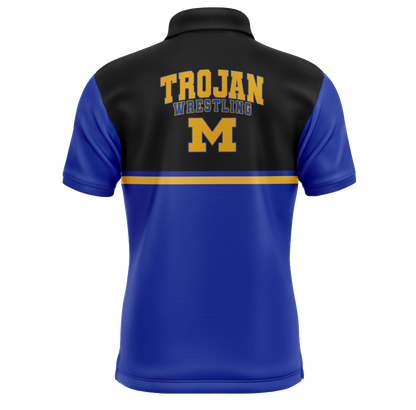 Adrian Madison Wrestling Men's Sublimated Polo
