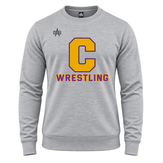 Caro Wrestling DTF Gutsy Maverick Essential Fleece Crew