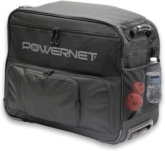 PowerNet Rolling Baseball Coach Bag Caddy