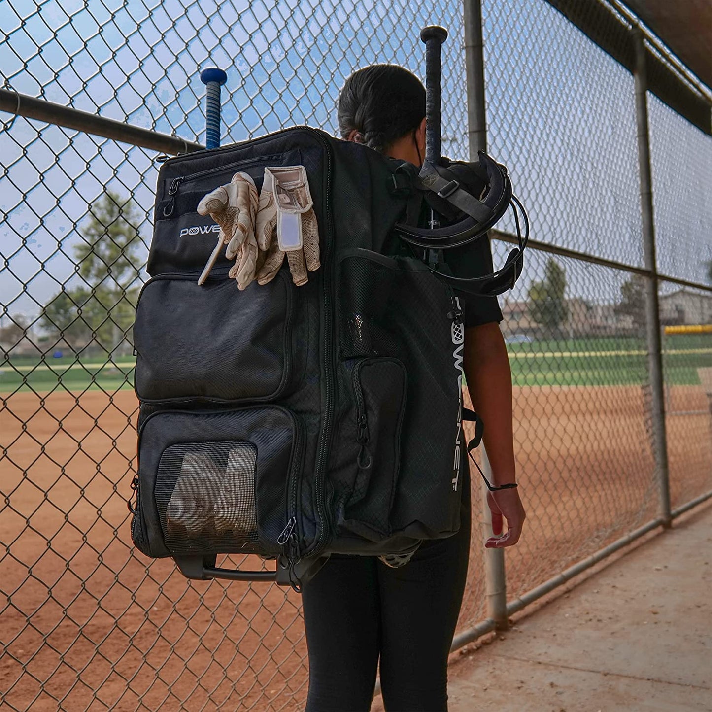 PowerNet Baseball Softball Multi-Bat and Equipment Backpack Bag