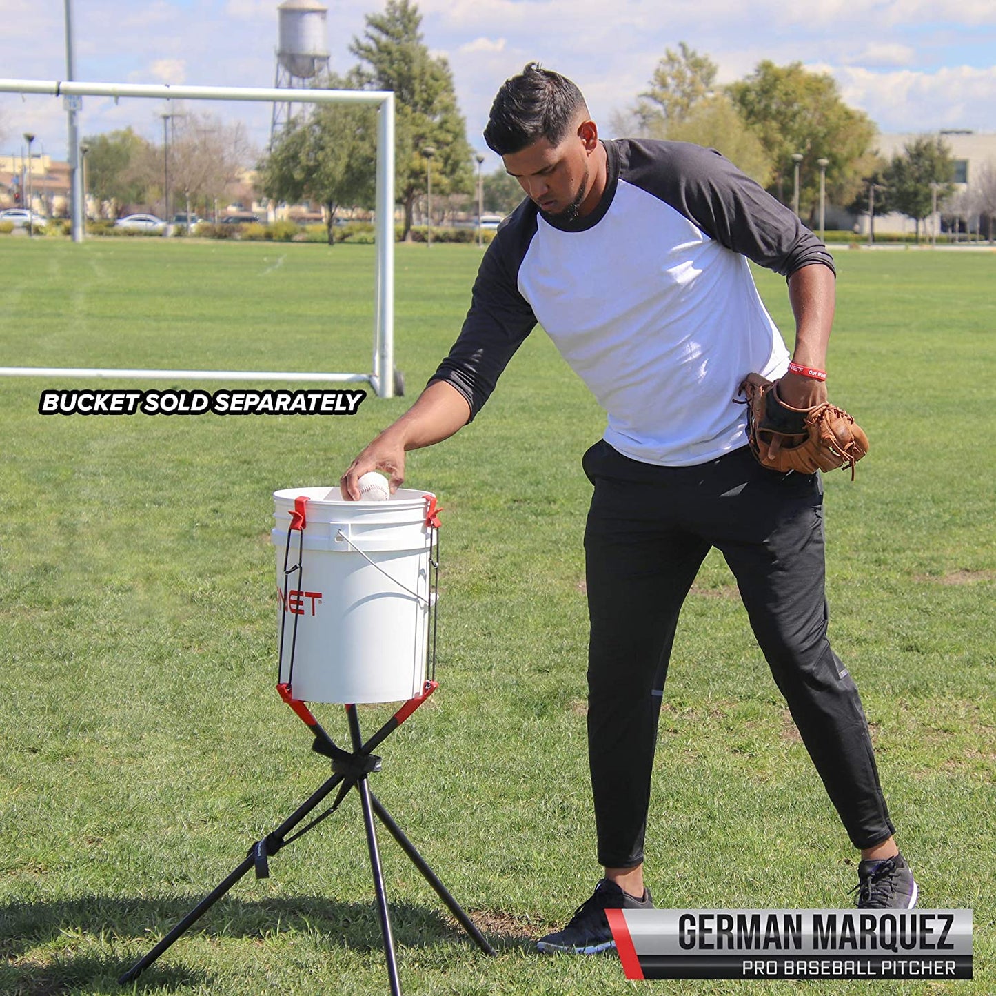 PowerNet German Marquez Baseball Softball Portable Bucket Caddy Lifter