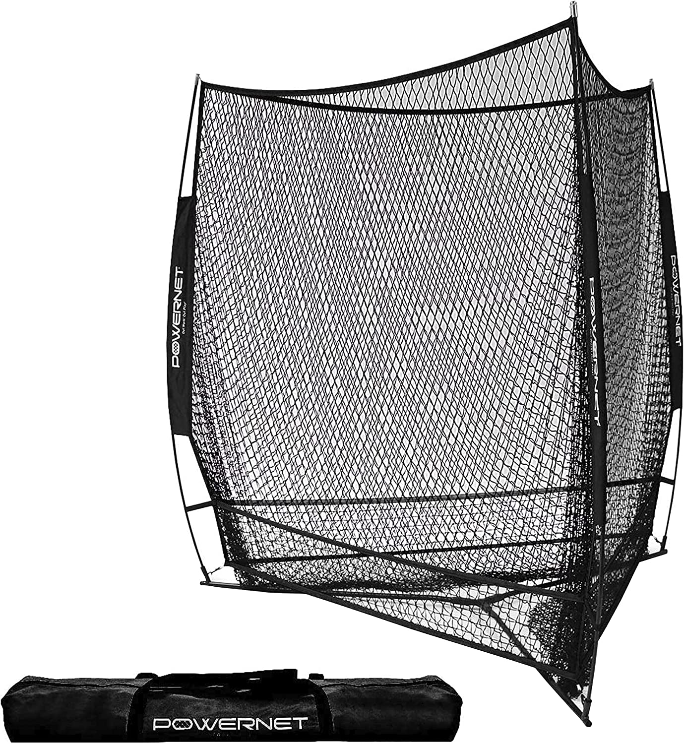 Triple Threat Net, 3 Way 7x7 Ft Baseball Training Net