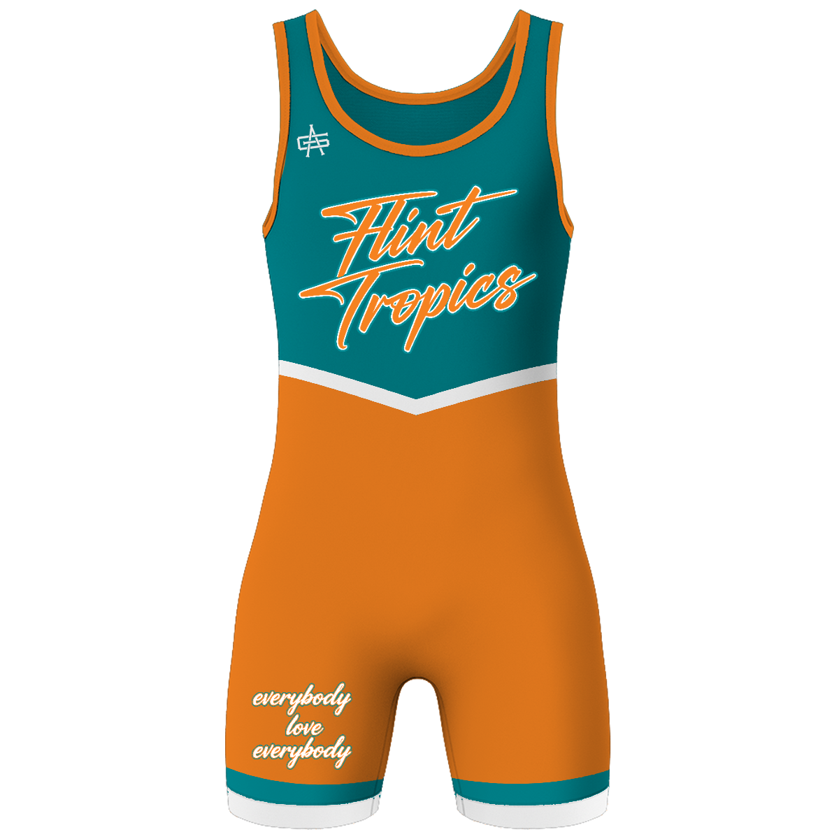 Flint Tropics Wrestling Men's Sublimated Performance Singlet - V1