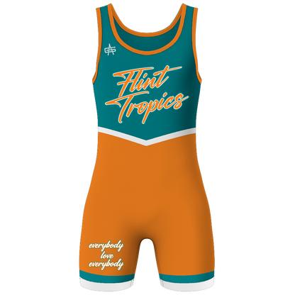 Flint Tropics Wrestling Men's Sublimated Performance Singlet - V1