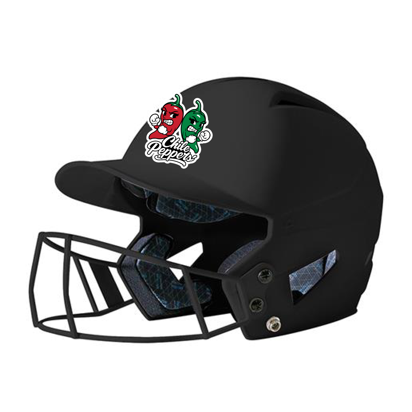 ABQ Chili Peppers Champro HX Rise Fastpitch Batting Helmet w/ Facemask