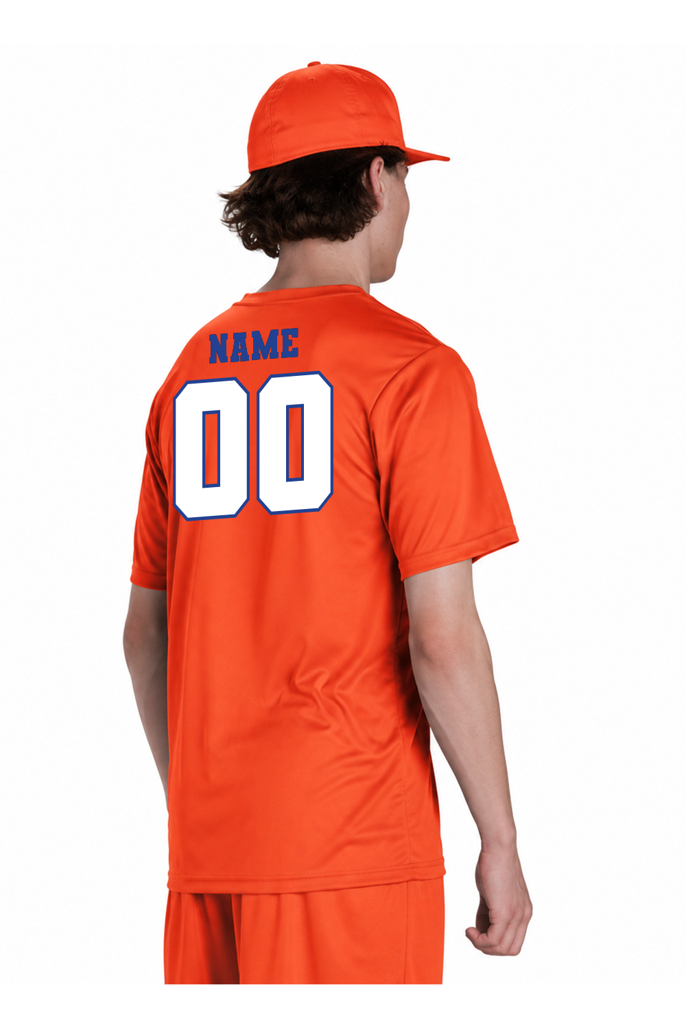 Flames MI Baseball Vision Tee DTF Jersey