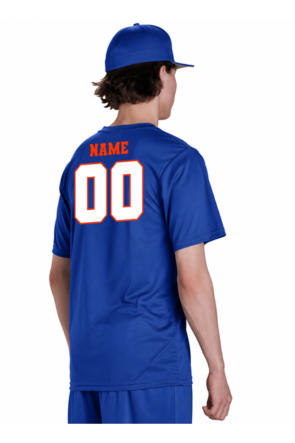 Flames MI Baseball Vision Tee DTF Jersey