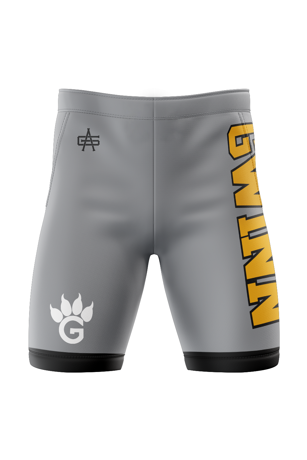 Gwinn Wrestling Men's Sublimated Performance Compression Shorts