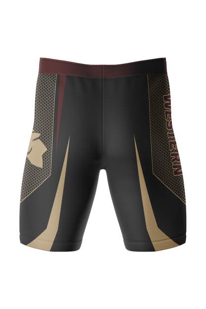 Parma Western MatCats Wrestling Men's Sublimated Performance Compression Shorts