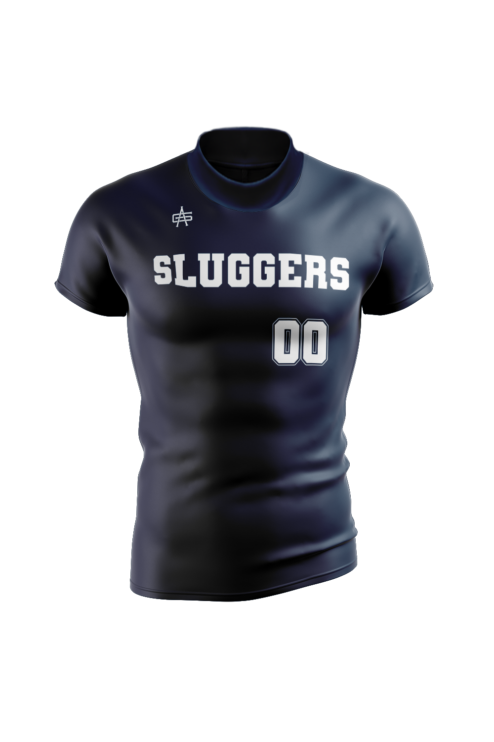 Sluggers Sublimated Performance Short Sleeve Turtle Neck Compression Top