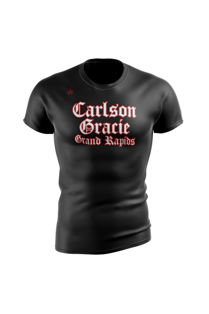 Carlson Gracie Sublimated Performance Compression Top- Word Logo