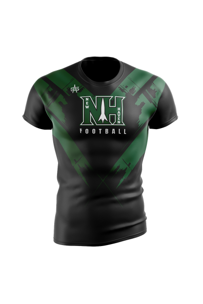New Haven Football Sublimated Performance Compression Top