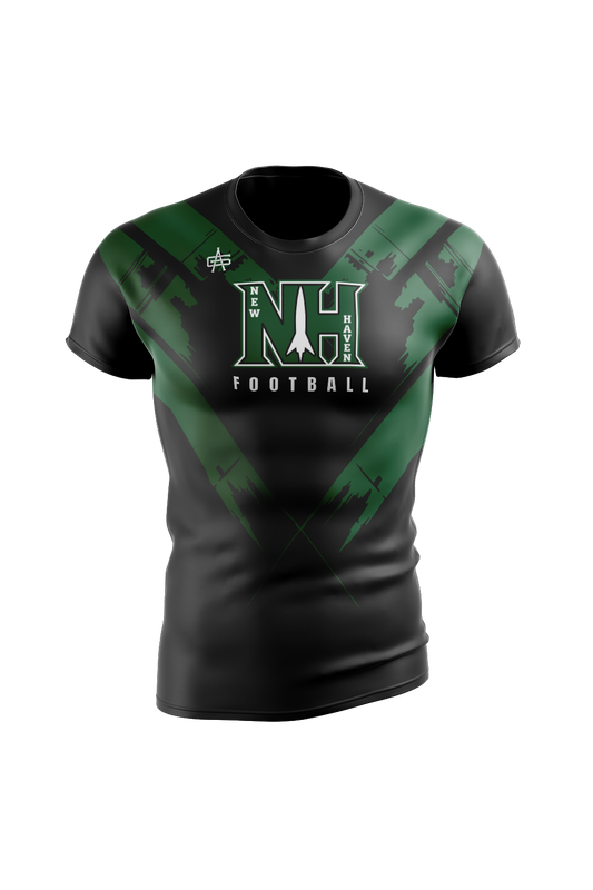 New Haven Football Sublimated Performance Compression Top