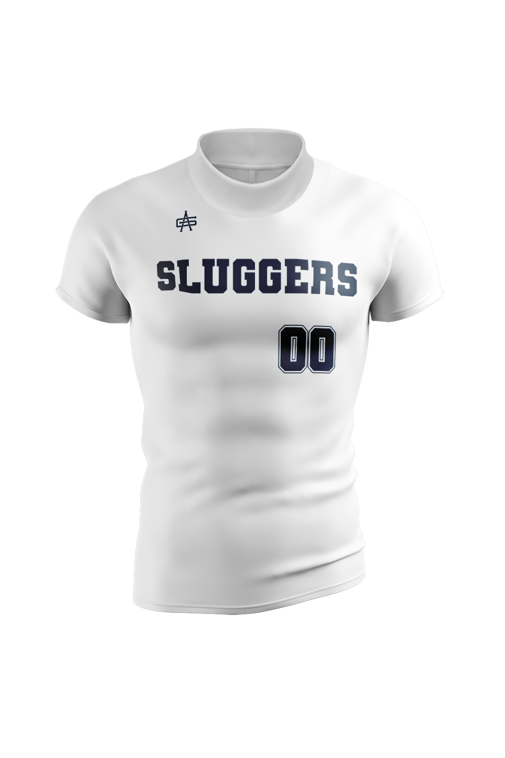 Sluggers Sublimated Performance Short Sleeve Turtle Neck Compression Top