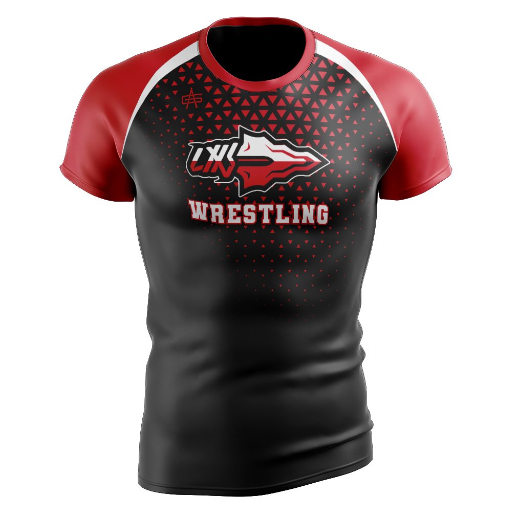 Linganore Wrestling Performance Compression Top