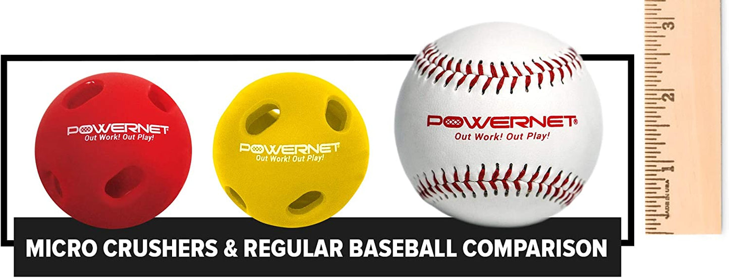 PowerNet Crushers Limited Flight Training Baseballs 12 PK