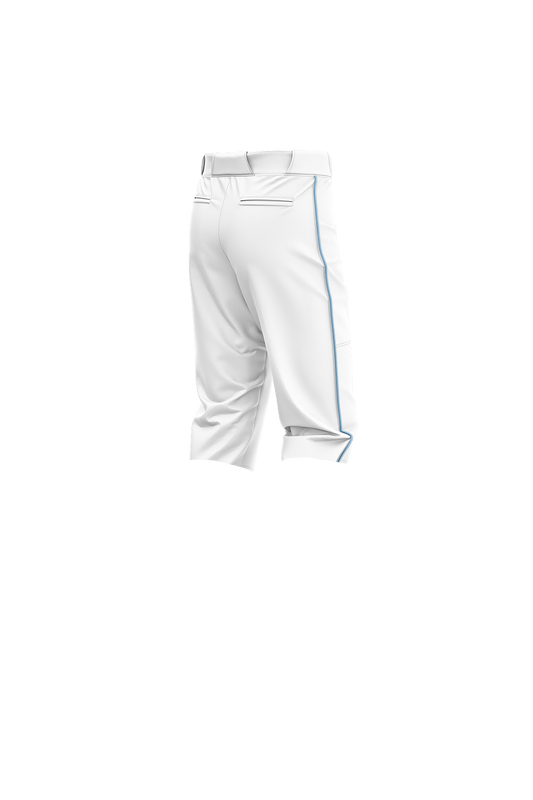 ETX Bandits Baseball Sublimated Knickers- White/Blue Braid