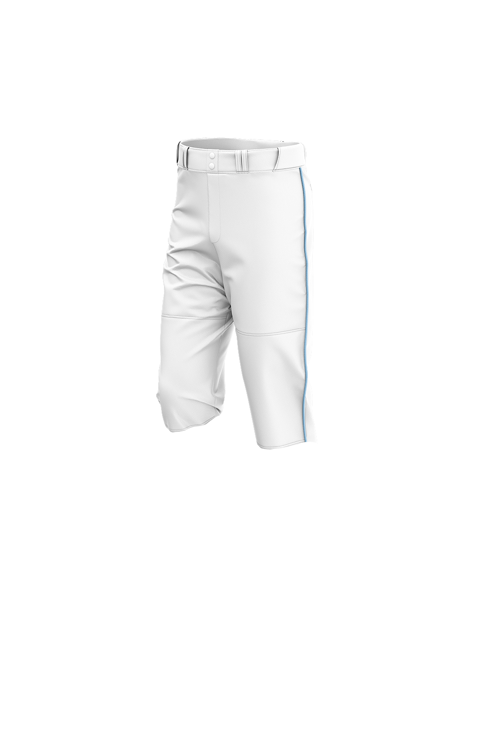 ETX Bandits Baseball Sublimated Knickers- White/Blue Braid