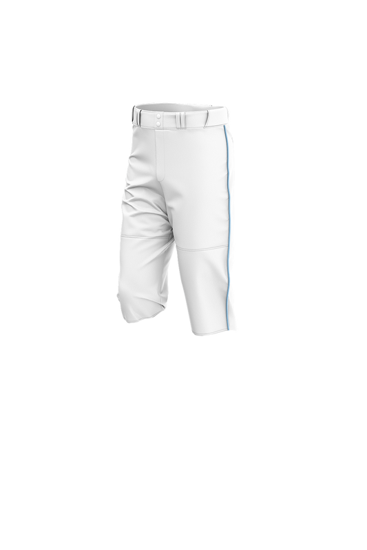 ETX Bandits Baseball Sublimated Knickers- White/Blue Braid