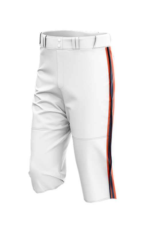 Caledonia Chaos Extra Knickers - Custom White w/ navy and orange piping