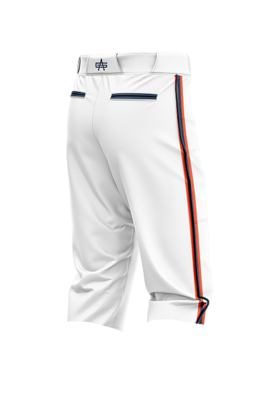 Caledonia Chaos Extra Knickers - Custom White w/ navy and orange piping
