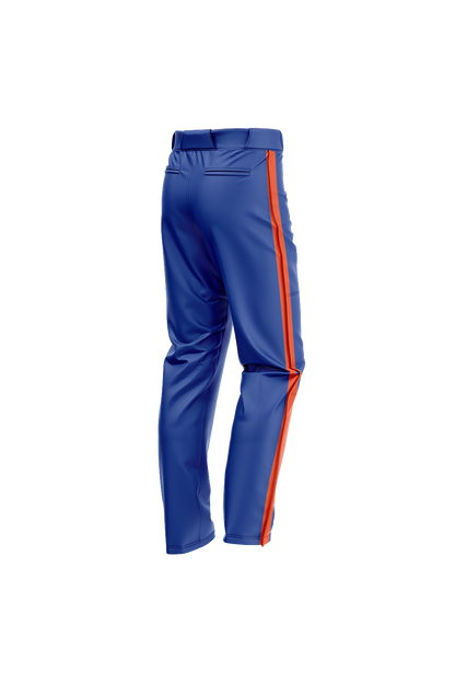 Flames MI Sublimated Baseball Pants- Royal